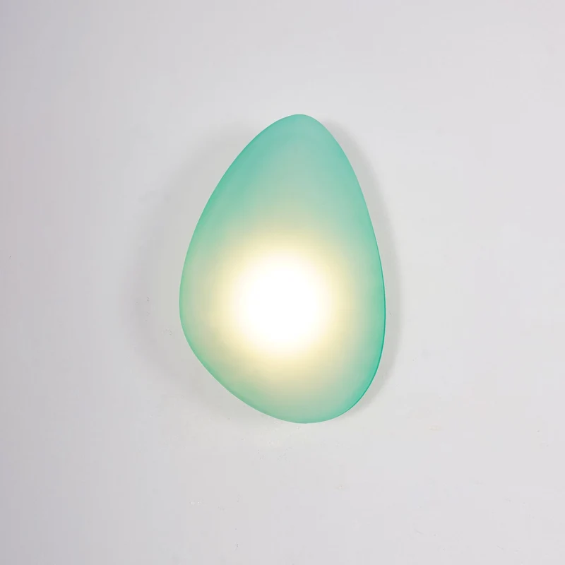 Glazen Wandlamp met Handgeblazen Bubble-Glas – Sculptuur Verlichting Scandinavisch Design – Verkrijgbaar in 4 Unieke Modellen & 4 Kleuren | Sansoti