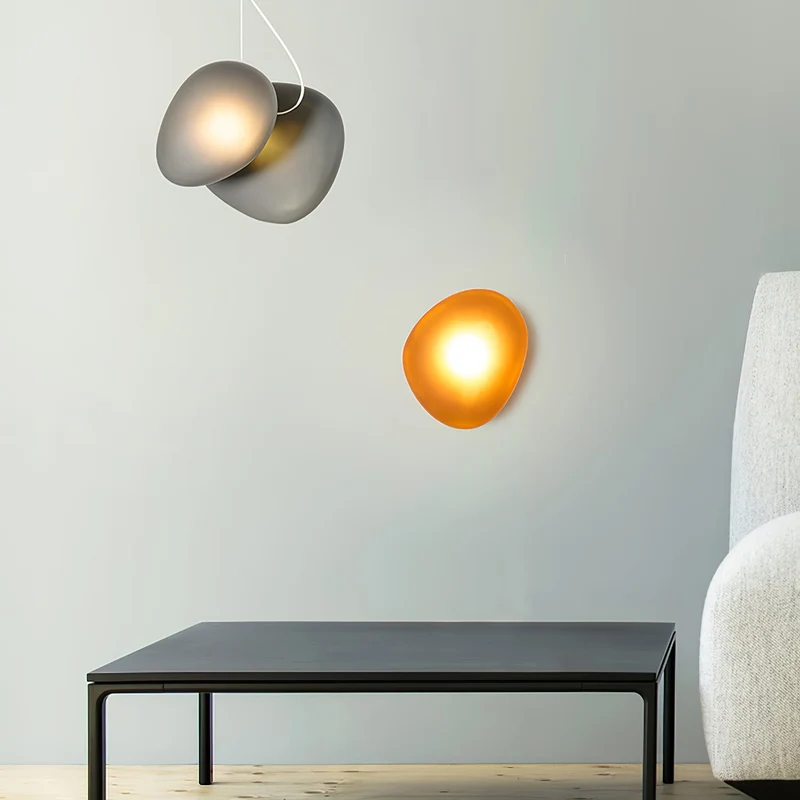 Glazen Wandlamp met Handgeblazen Bubble-Glas – Sculptuur Verlichting Scandinavisch Design – Verkrijgbaar in 4 Unieke Modellen & 4 Kleuren | Sansoti