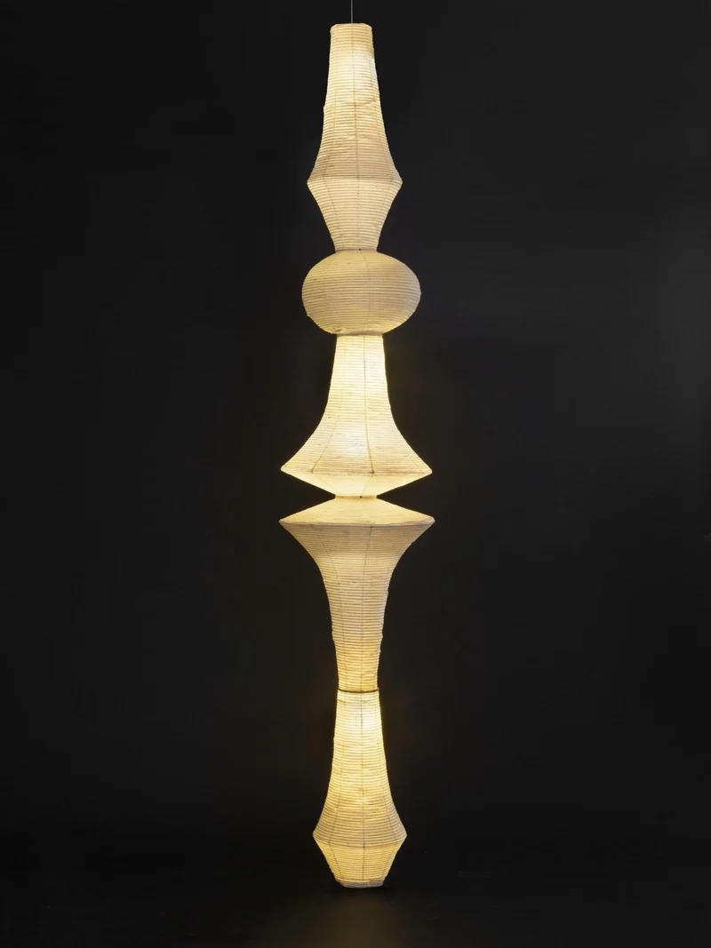 Japanse Hangende Papieren Lamp Zeven Formaten E26/E27 ø33-ø43cm 150-460cm Hoogte Mulberry Washi Moerasschors Translucide Kap Met Handgemaakt Karakter | Sansoti