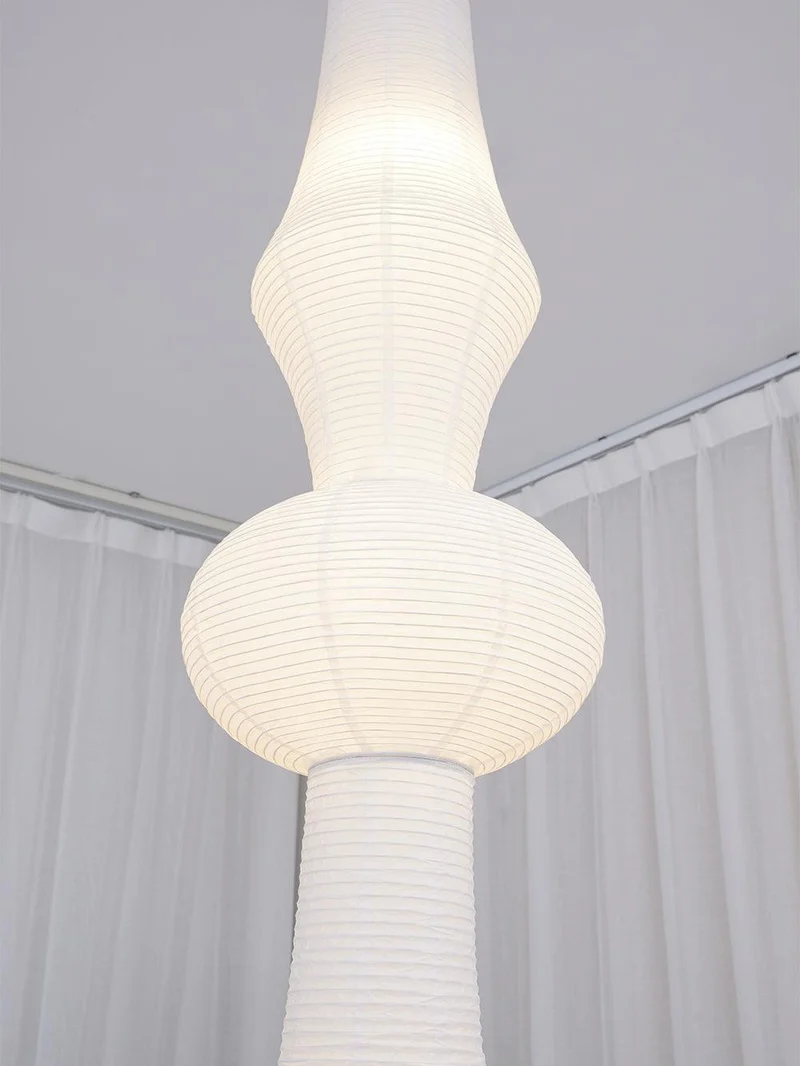 Japanse Hangende Papieren Lamp Zeven Formaten E26/E27 ø33-ø43cm 150-460cm Hoogte Mulberry Washi Moerasschors Translucide Kap Met Handgemaakt Karakter | Sansoti