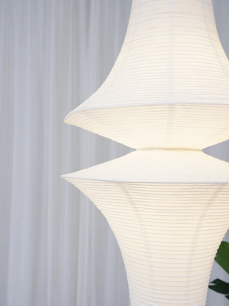 Japanse Hangende Papieren Lamp Zeven Formaten E26/E27 ø33-ø43cm 150-460cm Hoogte Mulberry Washi Moerasschors Translucide Kap Met Handgemaakt Karakter | Sansoti