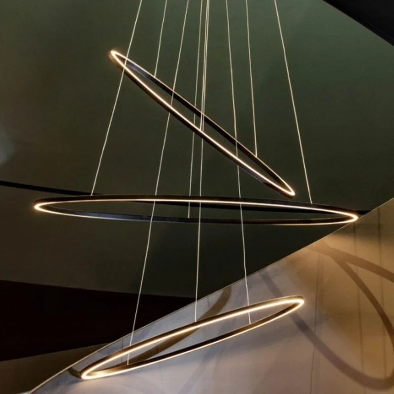 Nemo Ellisse Triple LED Hängelampe 3 Ringe