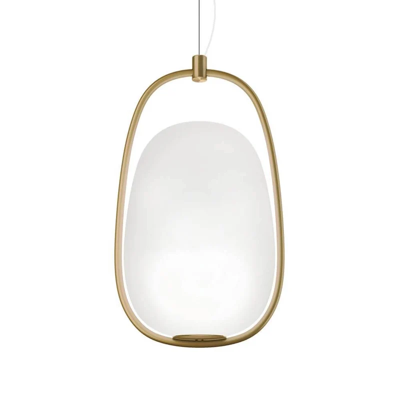 Kundalini Pendellampe Lanna Ø 22cm H 40cm Opalglas