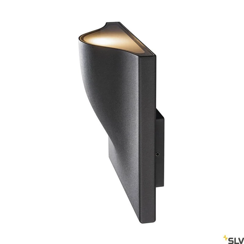 Vilua II LED Wandlampe Anthrazit 3000K IP54 100° 810lm