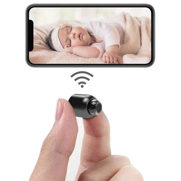 Draadloze Nachtzicht Beveiligingscamera voor Thuisbeveiliging | Compacte WiFi Camera met Infrarood | Sansoti
