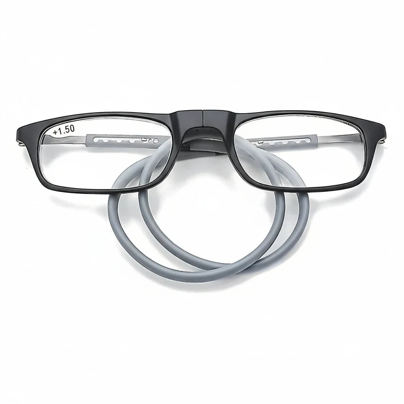 Magnetische Leesbril met Nekkoord – Handsfree Lezen met Moderne Design | Sansoti