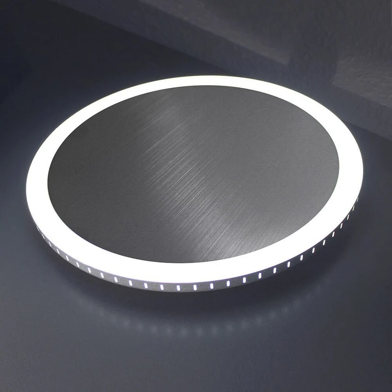 LED Deckenlampe Moon Ø 30cm Silberfarben