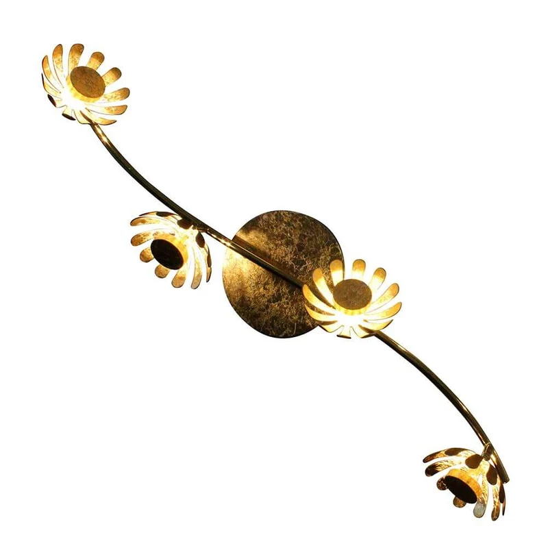 LED Deckenlampe Bloom 4-flammig 70cm Goldfarben