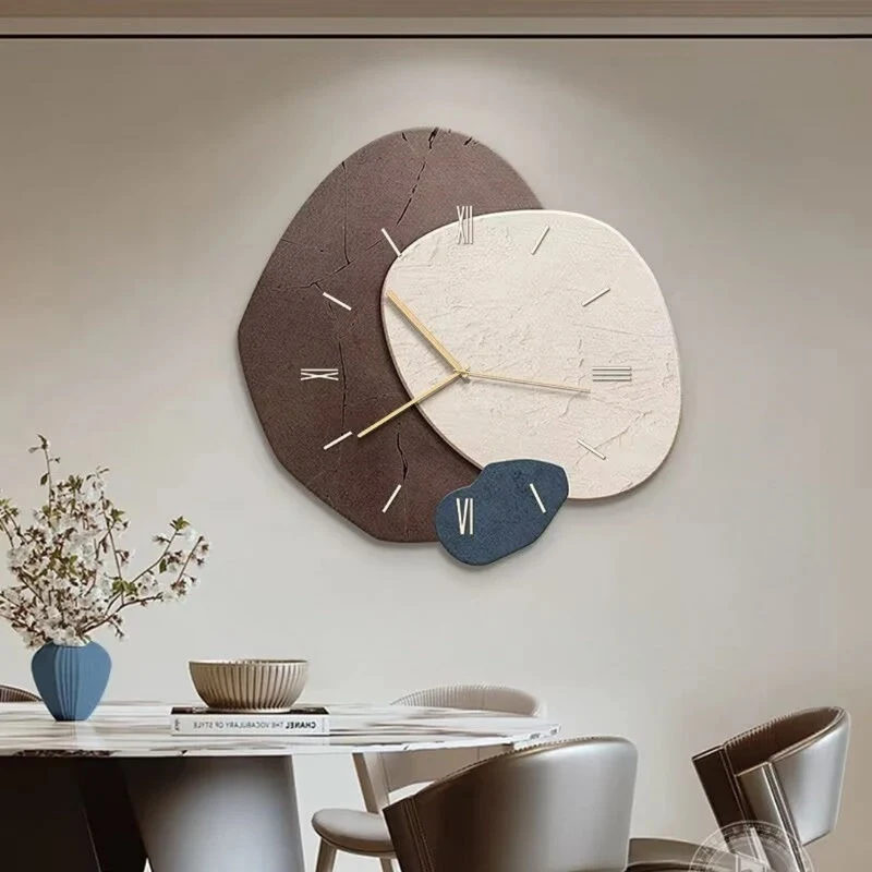 Stille Wandklok Slaapkamer Hout LED Verlichting Quartz Uurwerk Geruisloos | Sansoti