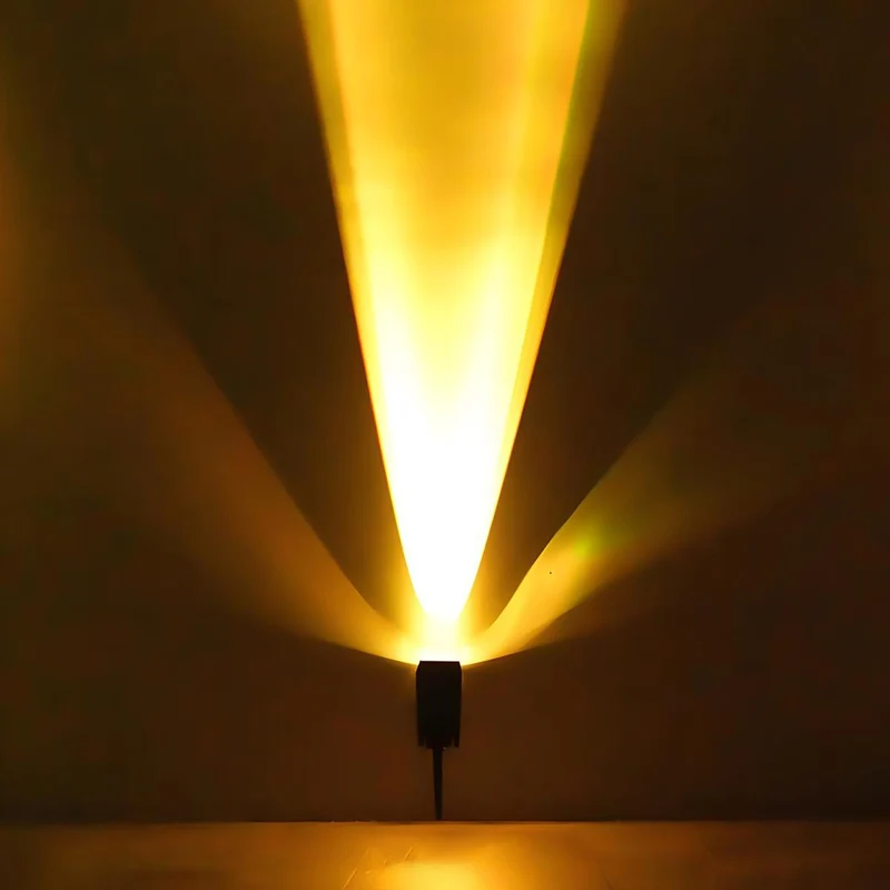Solar Gevelspot LED Warmwit IP65 Verstelbare Zoomlens Draadloos voor Muur Oprit en Terras | Sansoti
