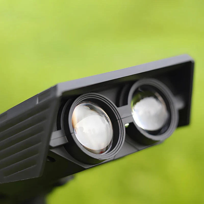 Solar Gevelspot LED Warmwit IP65 Verstelbare Zoomlens Draadloos voor Muur Oprit en Terras | Sansoti