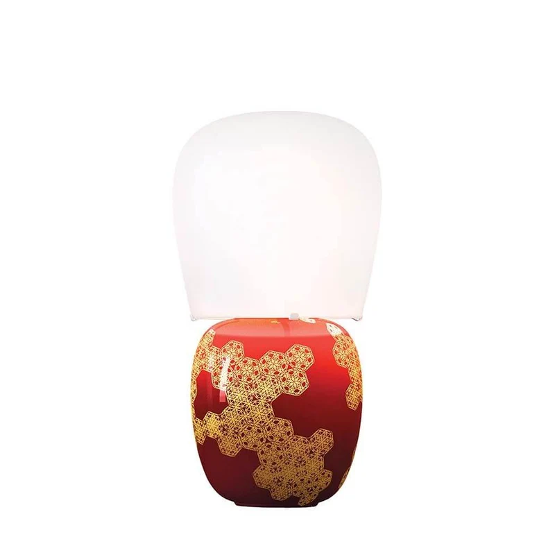 Kundalini Keramik Tischlampe Hive 47cm Dimmbar
