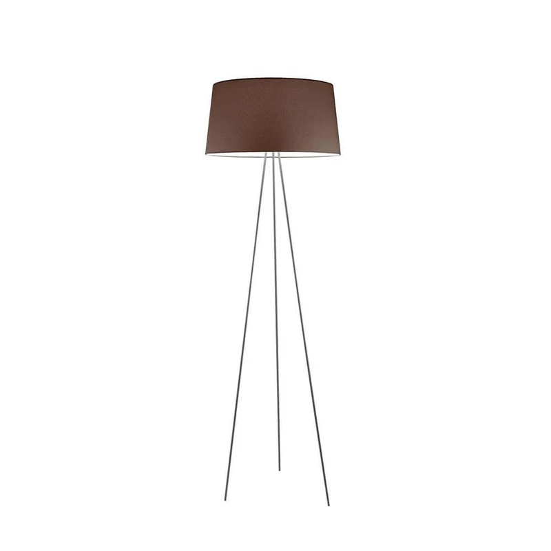 Kundalini Stehlampe Tripod mit Stoffschirm 175cm Dimmbar