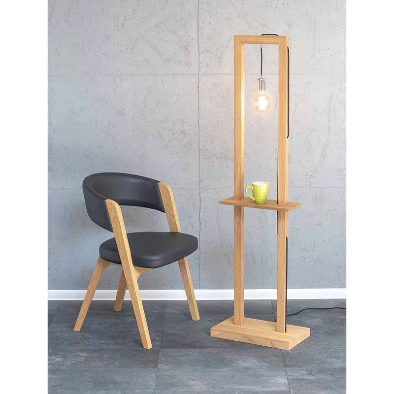 Stehlampe Monopod Eiche-Geölt