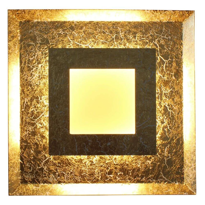 LED Wandleuchte Window M Goldfarben