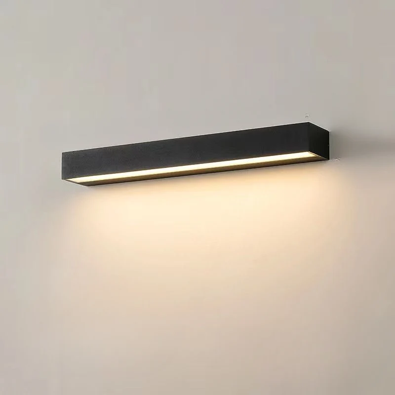 LED Wandlamp Lineair Metaal & Acryl Wit - Moderne Verlichtingsstrip 20cm 30cm 50cm Badkamer Slaapkamer Woonkamer - Spiegelverlichting Waterdicht IP44 Neutraal Warm Koud Licht | Sansoti