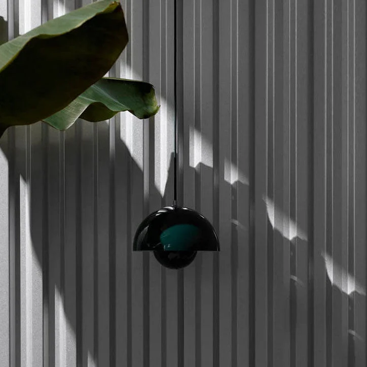 Scandinavische Hanglamp Halfrond Metalen Kap 1-Lichtpunt Modern Design Eetkamer Woonkamer | Sansoti
