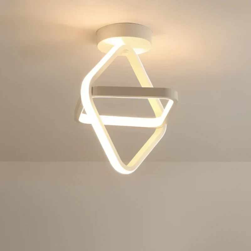 LED Plafondlamp met Dubbele Ringen Modern Design Hal Gang Kantoor Balkon Verlichting Creatief | Sansoti