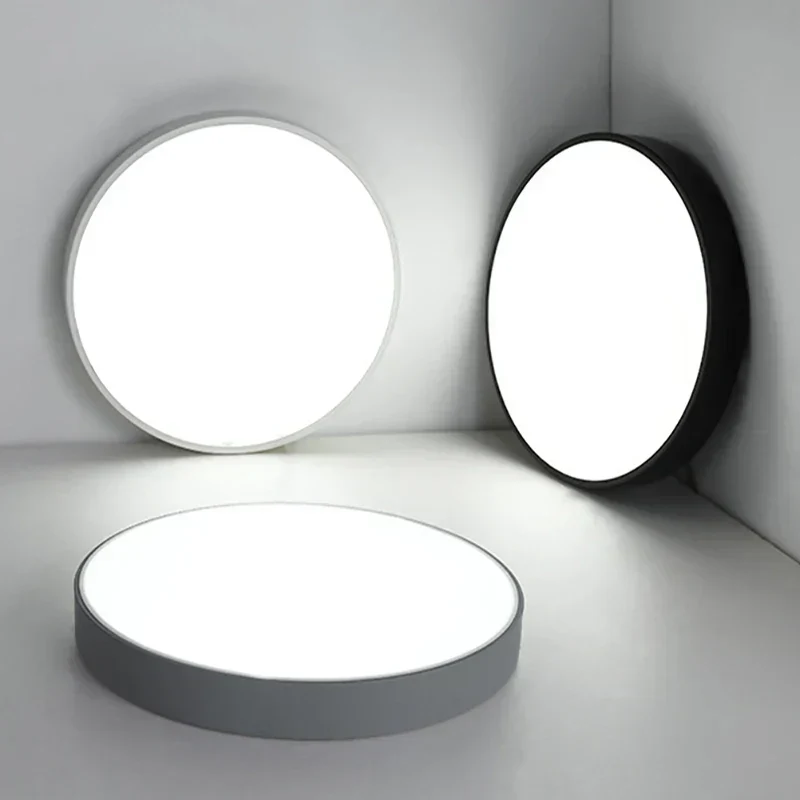 Kleurrijke Plafondlamp Rond LED Ultradun Design voor Woonkamer Slaapkamer Studeerkamer Gang Modern Interieur Verlichting Scandinavisch | Sansoti