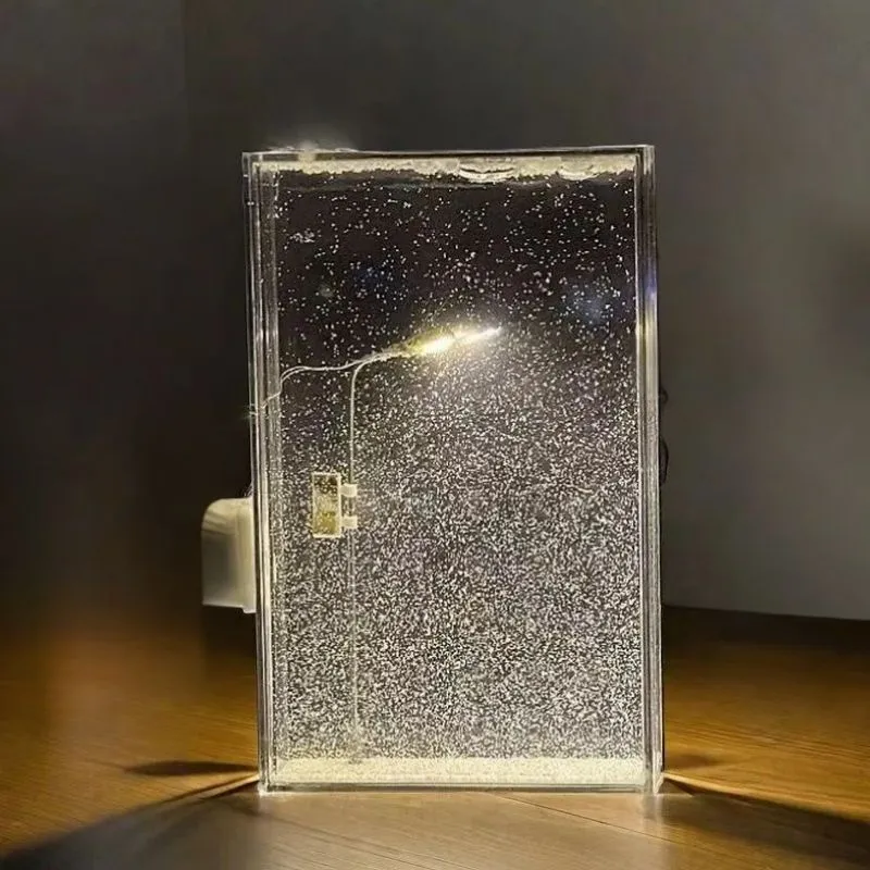 DIY Winterlandschap Tafellamp met Sneeuweffect en Warm Licht | Sansoti