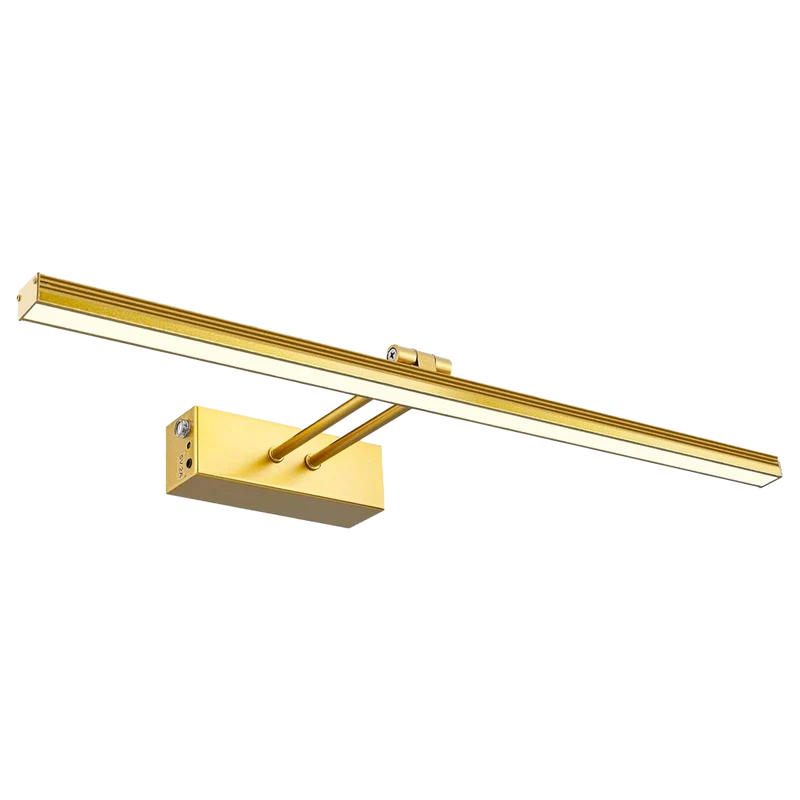Wandlamp met Touch-bediening — Metalen LED Lamp voor Woonkamer Slaapkamer — Dimbaar Nachtlampje met Afstandsbediening Modern Design Zwart Goud 20cm Wandverlichting | Sansoti