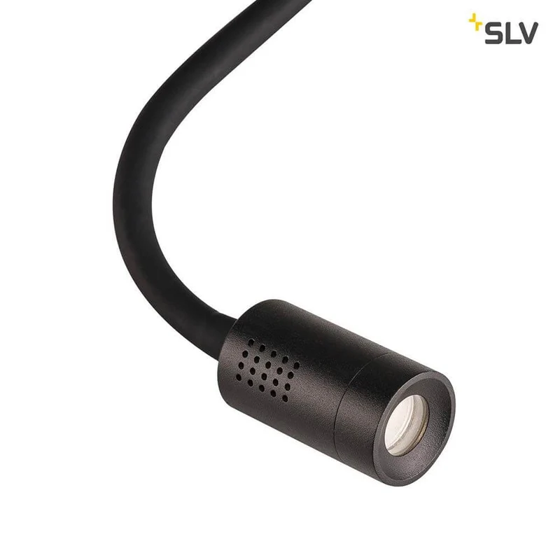 Dio Flex Plate LED Wandaufbauleuchte Schwarz 3000K