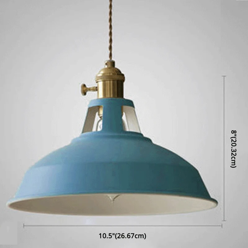 Retro Metalen Hanglamp 1-Lichts voor Eetkamer en Restaurant – Industriële Stijl Verlichting met Verstelbare Ketting | Sansoti