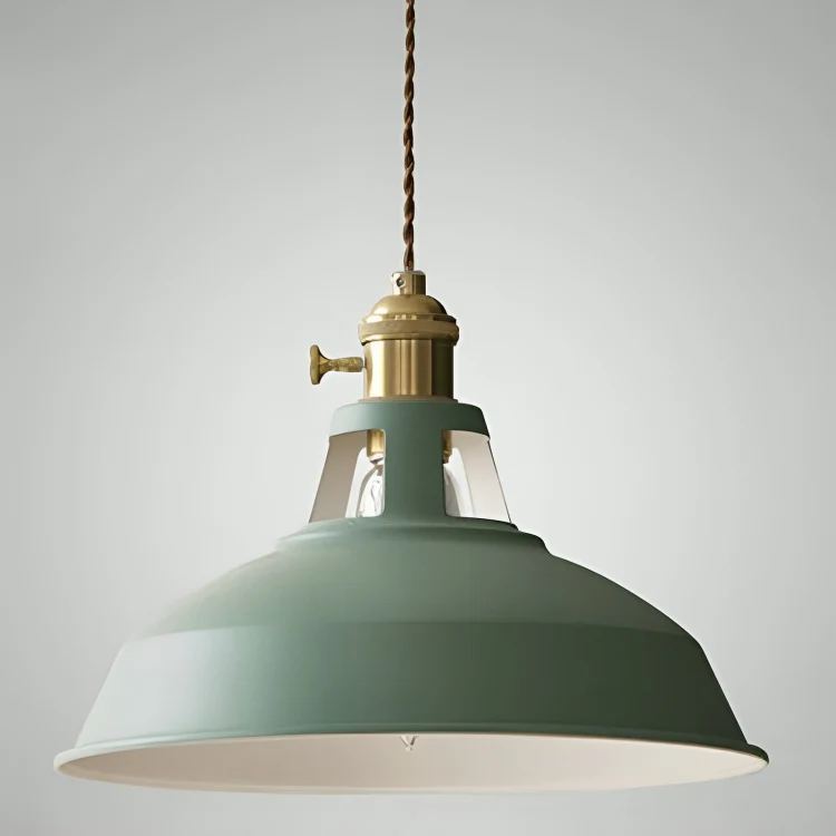 Retro Metalen Hanglamp 1-Lichts voor Eetkamer en Restaurant – Industriële Stijl Verlichting met Verstelbare Ketting | Sansoti