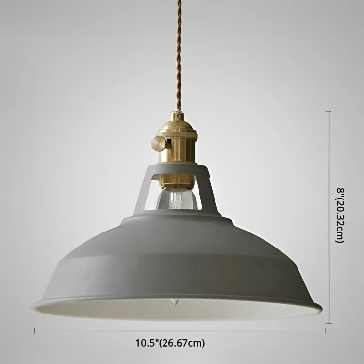 Retro Metalen Hanglamp 1-Lichts voor Eetkamer en Restaurant – Industriële Stijl Verlichting met Verstelbare Ketting | Sansoti