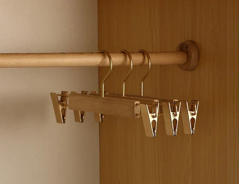 Jassenhangers Hout Brede Schouder Antislip Kamferhout Kast | Sansoti