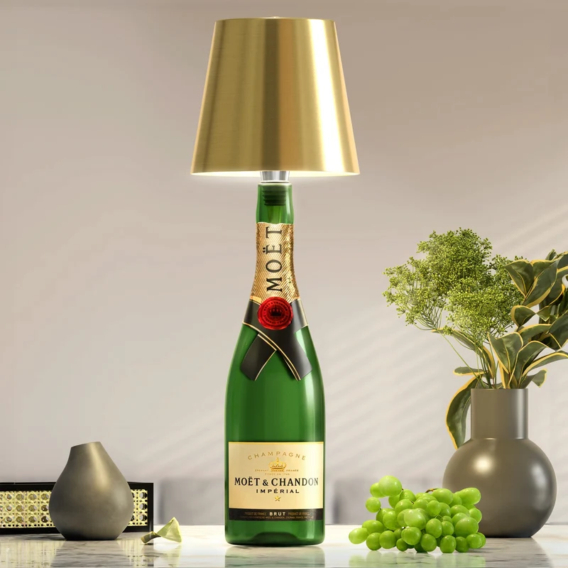 Flesverlichting Oplaadbare LED-Lamp voor Flessen – Dimbaar Nachtlampje met USB | Sansoti