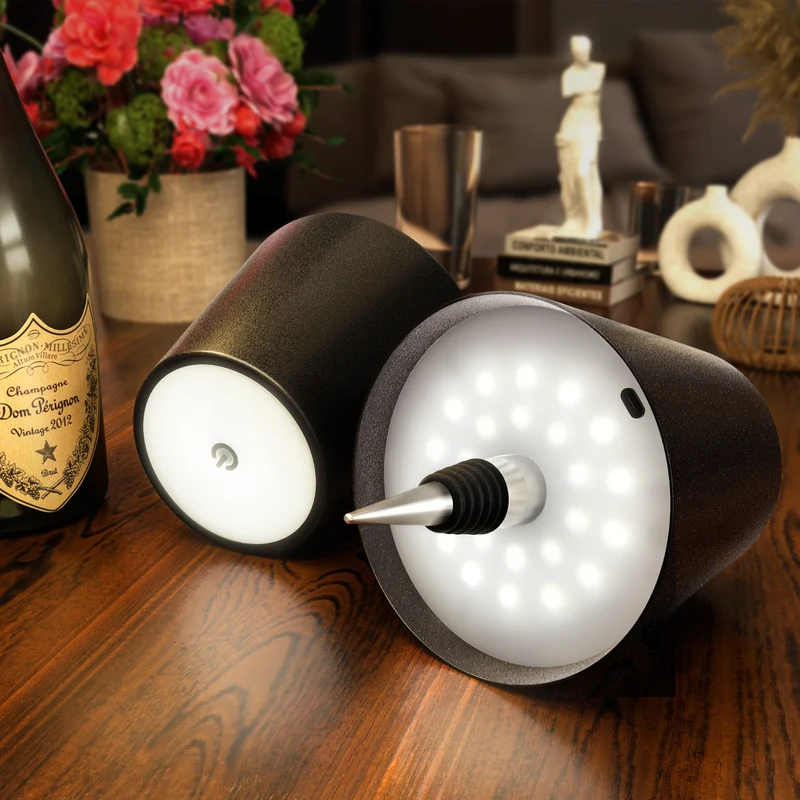 Flesverlichting Oplaadbare LED-Lamp voor Flessen – Dimbaar Nachtlampje met USB | Sansoti