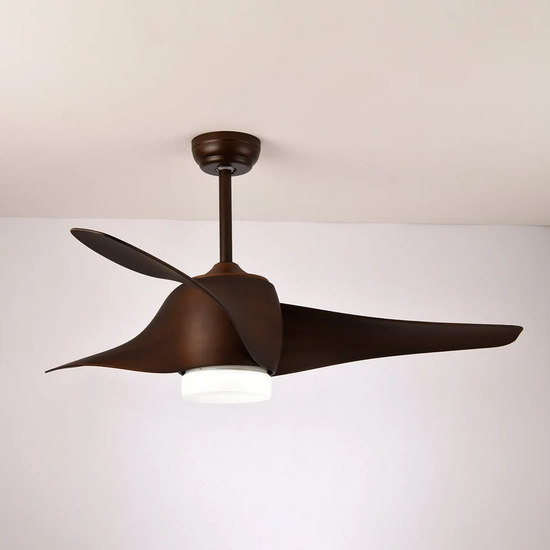 Plafondventilator met Verlichting Umber – Ø132 cm Moderne Ventilator met LED-Lamp | Sansoti