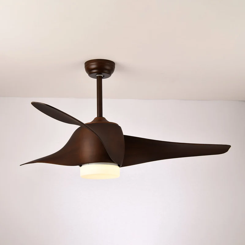 Plafondventilator met Verlichting Umber – Ø132 cm Moderne Ventilator met LED-Lamp | Sansoti