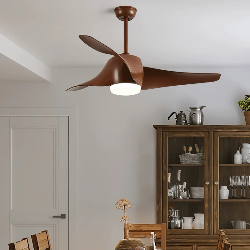 Plafondventilator met Verlichting Umber – Ø132 cm Moderne Ventilator met LED-Lamp | Sansoti