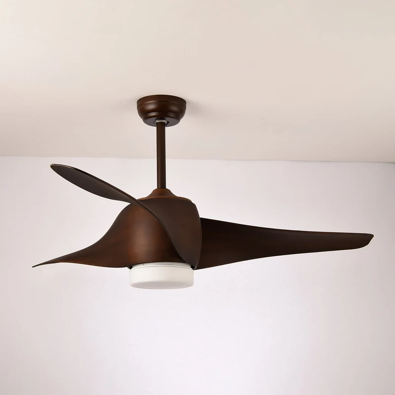 Plafondventilator met Verlichting Umber – Ø132 cm Moderne Ventilator met LED-Lamp | Sansoti