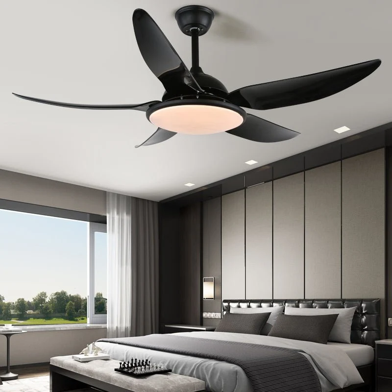 Plafondventilator Aquila Moderne Uitvoering met LED-verlichting en Afstandsbediening 6 Snelheden Ø122 cm voor Woonkamer Slaapkamer | Sansoti