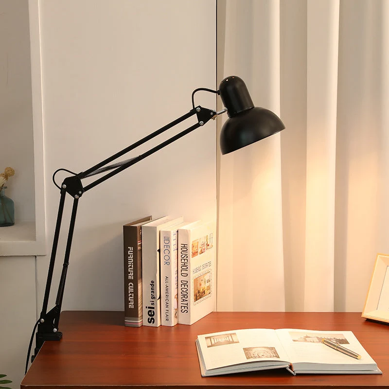 Minimalistische IJzeren Tafellamp met Verstelbare Houder – Verkrijgbaar in Meerdere Kleuren voor Modern Interieur | Sansoti