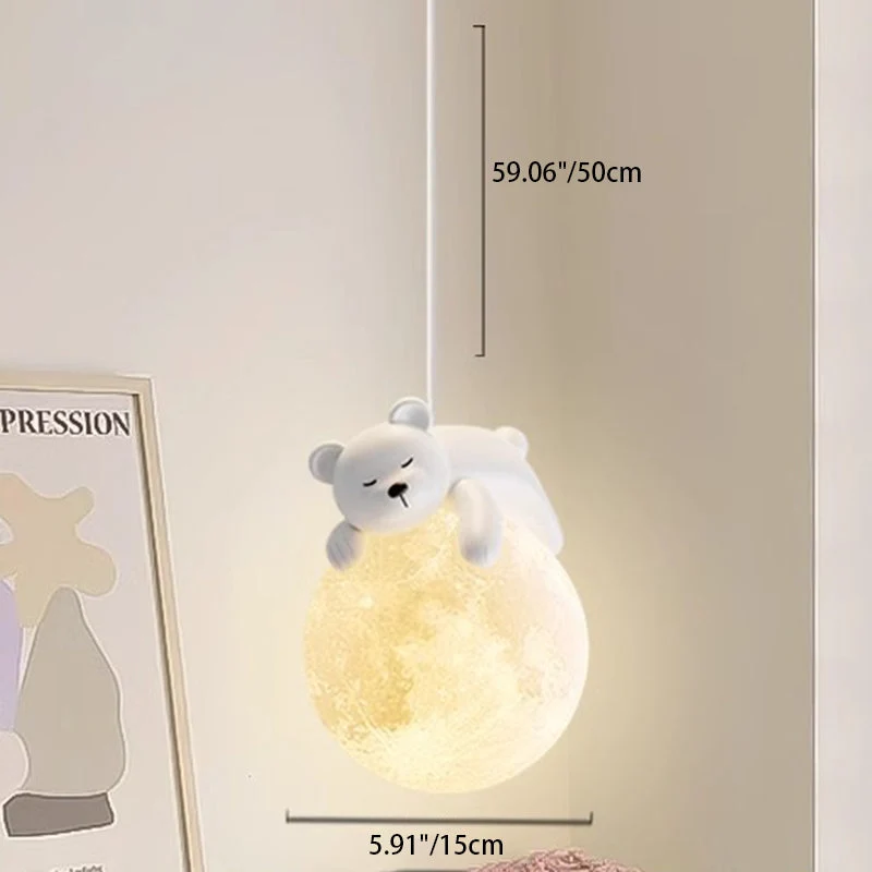 Scandinavisch Dierenlampje met Cartoon Design – Minimalistische Kinderkamer Hanglamp met E9 Fitting | Sansoti