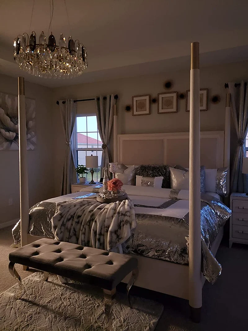 Moderne Kristallen Kroonluchter Set voor Woonkamer en Eetkamer | Sansoti