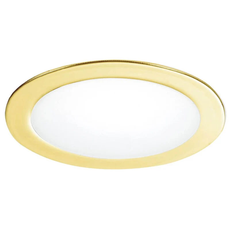 LED Einbauleuchten 3er-Set Fusion Goldfarben