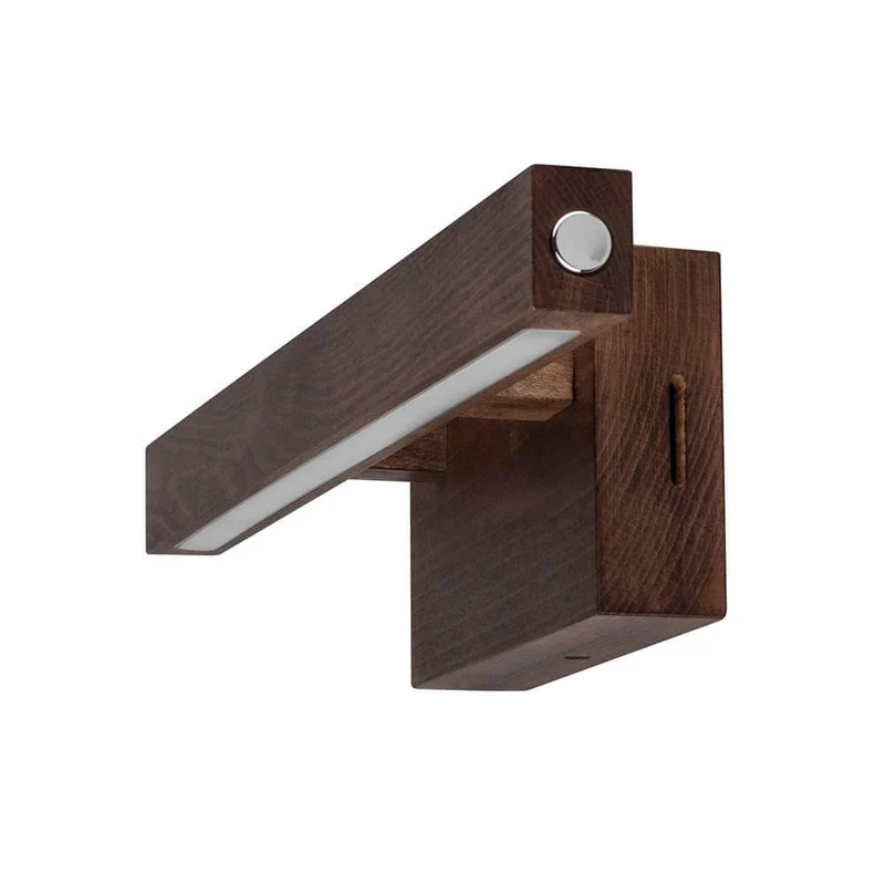 LED Wandleuchte Smal Touch-Dimmer 490lm Nuss