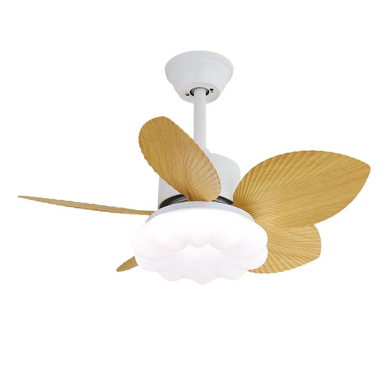 Plafondventilator met Verlichting — Tropisch Houten Design — Ø75cm — 6-Standen Bediening | Sansoti