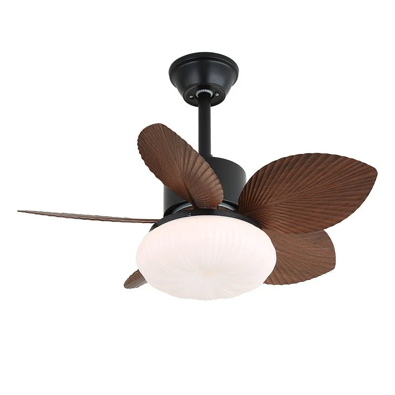 Plafondventilator met Verlichting — Tropisch Houten Design — Ø75cm — 6-Standen Bediening | Sansoti