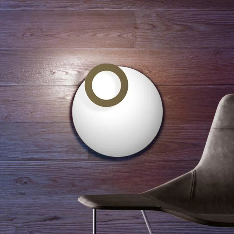 Icone LED Deckenleuchte Vera Ø 66cm Weiß, Messing