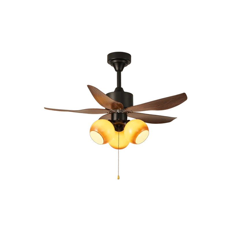 Florence Blossom Plafondventilator met Verlichting 90cm Houtnerf 6-Snelheden DC Motor | Sansoti