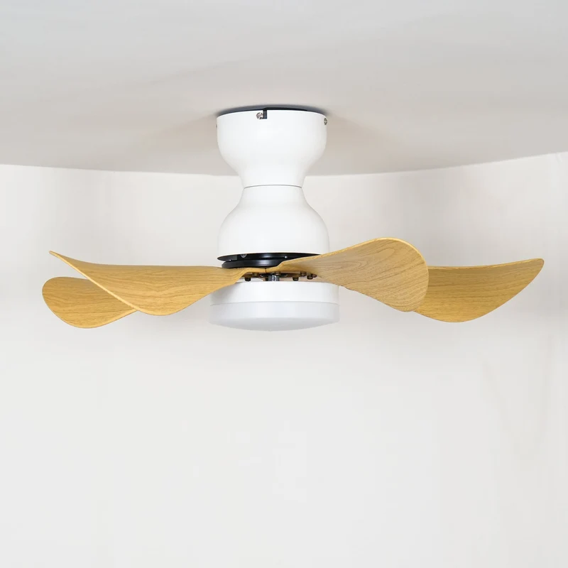 Plafondventilator met Geïntegreerde LED-verlichting Houteffect 74cm | Sansoti