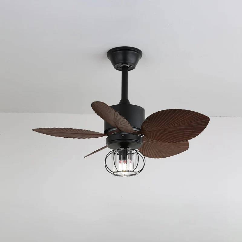 Industriële Plafondventilator Caden met Verlichting – 6 Snelheden – Afstandsbediening – Ø76 cm | Sansoti