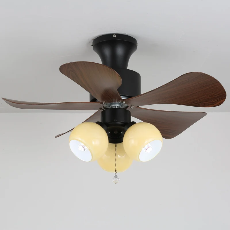 Lunara Vintage Plafondventilator Ø80cm met Verlichting en Afstandsbediening | Sansoti