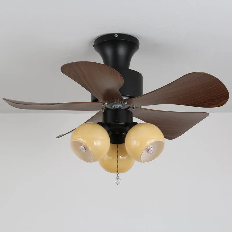 Lunara Vintage Plafondventilator Ø80cm met Verlichting en Afstandsbediening | Sansoti
